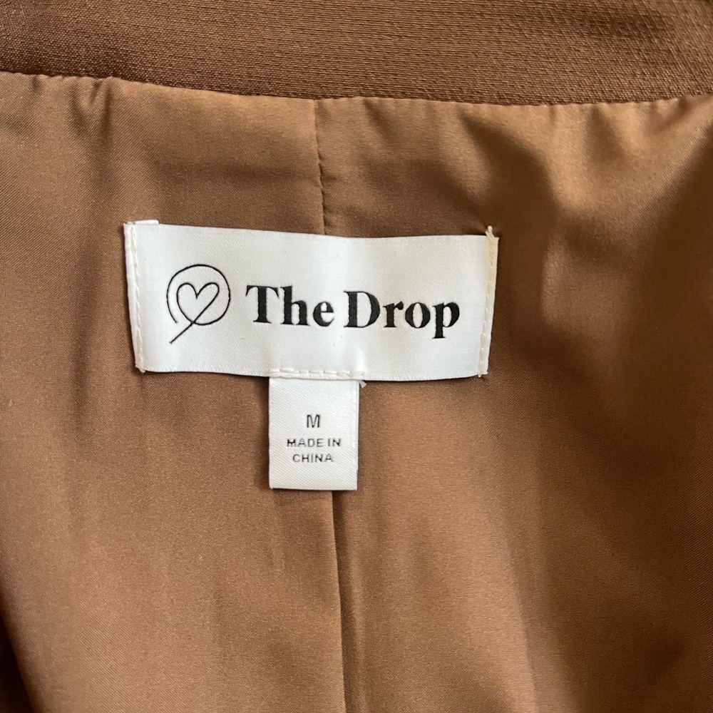 The Drop Blake blazer. Excellent pre-owned condition. Size M. Chocolate Brown - Picture 5 of 6